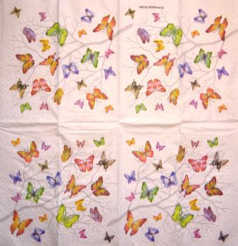 138 Schmetterlinge - 3-lagig (138) - Home Fashion - CS